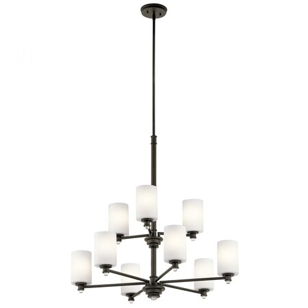 Kichler Chandelier 9Lt LED 43924OZL18